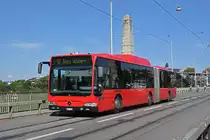 Mercedes Citaro 863, auf der Linie 10, überquert die Kornhausbrücke. Die Aufnahme stammt vom 16.09.2019.