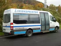 Mercedes Sprinter der VVR in Sassnitz am 15.10.2017