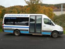 Mercedes Sprinter der VVR in Sassnitz am 15.10.2017