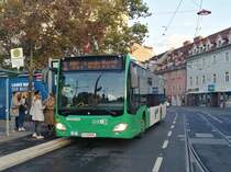 Graz. Am 05.10.2019 fuhr Wagen 123 der Graz Linien
als Shuttlebus für die ORF Lange Nacht der Museen. 