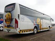 Volvo 9700 Vorführwagen im Stadthafen Sassnitz am 15.10.2017