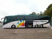 Mercedes Travego von Peters-Reisen aus Deutschland im Stadthafen Sassnitz am 15.10.2017