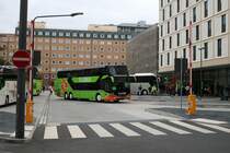 FlixBus Setra Doppeldecker am 05.10.19 in Frankfurt am Main 