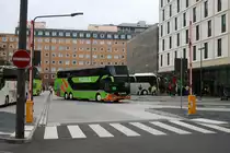 FlixBus Setra Doppeldecker am 05.10.19 in Frankfurt am Main 