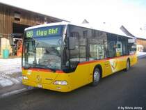 Citaro Nr. 153 beim Chauffeurenwechsel in Schlatt, Post am 14.12.08