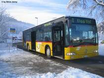 Das Postauto eroberte die letzte Bastion. Am 14.12.08 kam erstmals ein Postauto in die Gemeinde Hofstetten. 