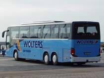 Setra 416 GT-HD von Wolters aus Deutschland im Stadthafen Sassnitz am 21.10.2017