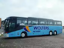 Setra 416 GT-HD von Wolters aus Deutschland im Stadthafen Sassnitz am 21.10.2017