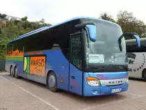 Setra 416 GT-HD von City 6000 aus Deutschland im Stadthafen Sassnitz am 21.10.2017