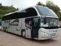 Neoplan Cityliner von Bischoff Touristik aus Deutschland im Stadthafen Sassnitz am 21.10.2017