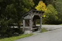 Haltestelle Janerbrücke der Planai-Hochwurzen-Bahnen im Untertal (07.10.2019)