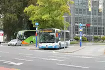 vbl Nr. 91 (Mercedes Citaro C2 O530) am 10.10.2019 beim Bhf. Luzern