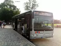 Mercedes-Benz O530 II am 01.07.2019 in Dresden an der Fähre.