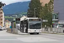 Mercedes-Benz O 530 II (Citaro Facelift) der Innsbrucker Verkehrsbetriebe, Bus Nr. 616, als Schienenersatzverkehr für die Straßenbahnlinie 3 an der Haltestelle Dr.-Glatz-Straße. Aufgenommen 28.9.2019.