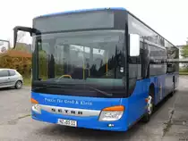 Setra 415 NF von Becker-Strelitz Reisen aus Deutschland in Neubrandenburg am 03.11.2017