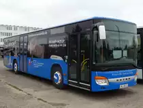 Setra 415 NF von Becker-Strelitz Reisen aus Deutschland in Neubrandenburg am 03.11.2017