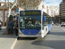 24.11.08,MB-CITARO der EMT Nr.45 in der Inselhauptstadt Palma de Mallorca.