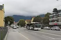 Mercedes-Benz O 530 II (Citaro Facelift) der Innsbrucker Verkehrsbetriebe, Bus Nr. 616, als Schienenersatzverkehr für die Straßenbahnlinie 3 in der Amraser Straße. Aufgenommen 28.9.2019.