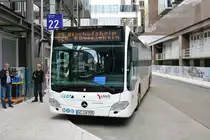 Autobus Sippel Mercedes Benz Citaro 2 am 17.10.19 am Flughafen Frankfurt am Main 