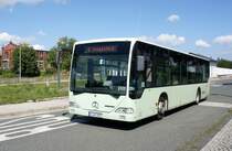 Bus Treuen / Bus Vogtland: Mercedes-Benz Citaro Ü vom Reichenbacher Verkehrsbetrieb Gerlach GmbH (RVB), aufgenommen im September 2019 am Bahnhof von Treuen (Vogtlandkreis).
