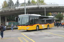 Postauto/Regie Porrentruy JU 46644 (Mercedes Citaro C2 O530K) am 22.10.2019 beim Bhf. Porrentruy
