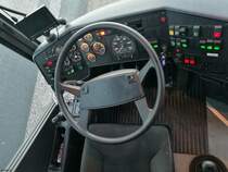 Der Fahrerarbeitsplatz eines Setra 315 UL von Unger aus Deutschland in Papendorf am 16.12.2017