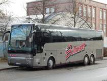 Van Hool T916 von Schmidt aus Deutschland in Neubrandenburg am 16.12.2017