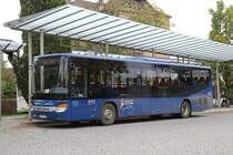 Setra 415 LS Business, Fa. Klemm, in Forchheim am Hauptbahnhof am 21.10.2019.