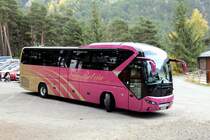 Neoplan Tourliner der Fa. Vila Betriu in Os de Civis in Spanien am 13.10.2019