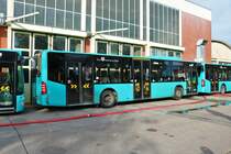 Autobus Sippel Mercedes Benz Citaro 1 Facelift am 26.10.19 auf dem Betriebshof bei einer öffentlichen Feuerwehr Übung 