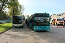Autobus Sippel Mercedes Benz Citaro 1 Facelift am 26.10.19 auf dem Betriebshof bei einer öffentlichen Feuerwehr Übung 