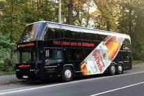 Neoplan N 122/3 Skyliner  Der kleine Stuttgarter - Stuttgarter Hofbräu , Karlsruhe Oktober 2019