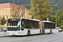 Mercedes-Benz O 530 II (Citaro Facelift), Bus Nr. 894 der Innsbrucker Verkehrsbetriebe, als Messezubringer bei der Messe, Claudiastraße. Aufgenommen 10.10.2019.