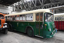 Ein historischer Büssing-Trambus, Baujahr 1955 Anfang September 2019 im Historama Ferlach.
