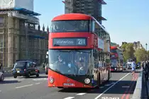 24.10.2018 / London Westminster Bridge / New Routemaster / LTZ 1607.