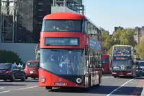 24.10.2018 / London Westminster Bridge / New Routemaster / LTZ 1307.