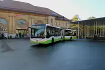 transN Nr. 364 (Mercedes Citaro C2 O530G) am 22.10.2019 beim Bhf. La-Chaux-de-Fonds