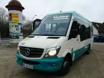 Mercedes Sprinter der Neubrandenburger Verkehrsbetriebe in Neubrandenburg am 30.12.2017