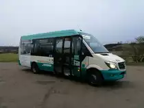Mercedes Sprinter der Neubrandenburger Verkehrsbetriebe in Neubrandenburg am 30.12.2017