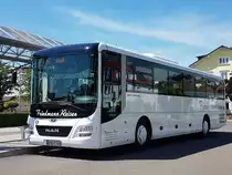 Hier ist der SÜW P 316 von Friedmann Reisen auf der Buslinie 547 nach Schaidt im Einsatz. Gesichtet am 18.06.2019 am Bahnhof in Kandel. 