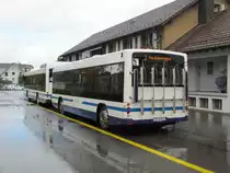 ZVB - Hess Nr. 167 mit Anhänger Nr. 502 an der Busstation von Oberägeri am 2.10.19