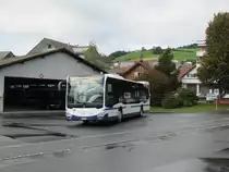 ZVB - Mercedes Citaro Nr. 107 vor dem Busdepot in Oberägeri am 2.10.19