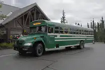 Blue Bird Autobus 170 109 unterwegs im Denali Nationalpark. Die Aufnahme stammt vom 15.08.2019.