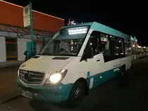 Mercedes Sprinter der Neubrandenburger Verkehrsbetriebe in Neubrandenburg am 30.12.2017
