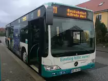 Mercedes Citaro II der Neubrandenburger Verkehrsbetriebe in Neubrandenburg am 30.12.2017