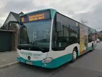 Mercedes Citaro III der Neubrandenburger Verkehrsbetriebe in Neubrandenburg am 30.12.2017