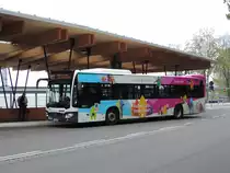 Lahr Schwarzwald - 30.10.2019 : Citaro C2 mit Lahr lebt Kultur Werbung am ZOB