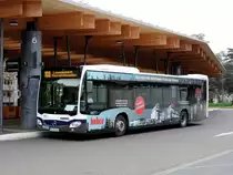 Lahr Schwarzwald - 30.10.2019 : Citaro C2 mit Huber Werbung am ZOB.