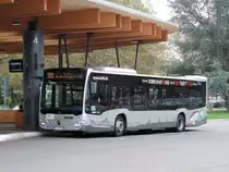 Lahr Schwarzwald - 30.10.2019 : Citaro C2 mit Kehl : Bus trifft Tram Werbung am ZOB