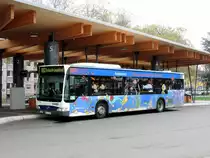 Lahr Schwarzwald - 30.10.2019 : Citaro II mit Badenova Werbung am ZOB
